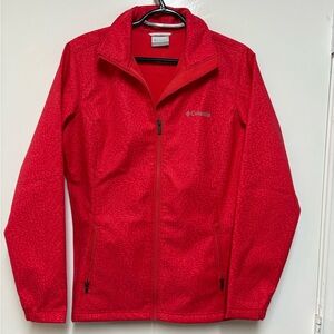 Columbia Vibrant Red Women's Rain Jacket